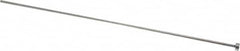 Gibraltar - 3/32" Pin Diam, 1/4" Head Diam x 1/8" Head Height, 8" OAL, Straight Ejector Pin - Steel, 7-7/8" Pin Length - A1 Tooling