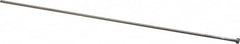 Gibraltar - 1/8" Pin Diam, 1/4" Head Diam x 1/8" Head Height, 12" OAL, Straight Ejector Pin - Steel, 11-7/8" Pin Length - A1 Tooling