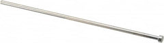 Gibraltar - 9/64" Pin Diam, 1/4" Head Diam x 1/8" Head Height, 6" OAL, Straight Ejector Pin - Steel, 5-7/8" Pin Length - A1 Tooling