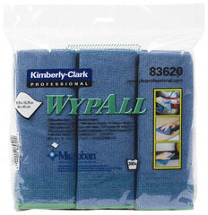 WypAll - Reusable Microfiber Wipes - Packet, 15-3/4" x 15-3/4" Sheet Size, Blue - A1 Tooling