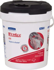 WypAll - Reusable Shop Towel/Industrial Wipes - Pop-Up, 13" x 10" Sheet Size, White - A1 Tooling