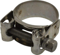 Mikalor - 1-13/32" Hose, 0.78" Wide x 0.04" Thick, T-Bolt Hose Clamp - 1.34 to 1.46" Diam, Stainless Steel - A1 Tooling