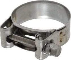 Mikalor - 2" Hose, 0.78" Wide x 0.04" Thick, T-Bolt Hose Clamp - 1.85 to 2" Diam, Stainless Steel - A1 Tooling