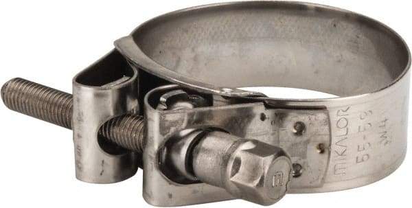 Mikalor - 2-1/4" Hose, 0.78" Wide x 0.04" Thick, T-Bolt Hose Clamp - 2.17 to 2.32" Diam, Stainless Steel - A1 Tooling