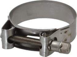 Mikalor - 2-13/32" Hose, 0.78" Wide x 0.04" Thick, T-Bolt Hose Clamp - 2.32 to 2.48" Diam, Stainless Steel - A1 Tooling