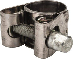 Mikalor - 3/4" Hose, 0.71" Wide x 0.04" Thick, T-Bolt Hose Clamp - 0.67 to 3/4" Diam, Stainless Steel Band, Housing & Zinc Plated Screw - A1 Tooling