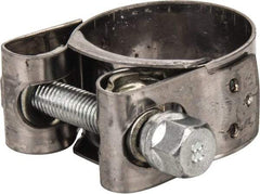 Mikalor - 1-3/16" Hose, 0.78" Wide x 0.04" Thick, T-Bolt Hose Clamp - 1.14 to 1.22" Diam, Stainless Steel Band, Housing & Zinc Plated Screw - A1 Tooling