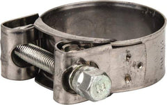 Mikalor - 1-5/8" Hose, 0.78" Wide x 0.04" Thick, T-Bolt Hose Clamp - 1.58 to 1.69" Diam, Stainless Steel Band, Housing & Zinc Plated Screw - A1 Tooling