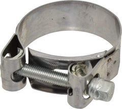 Mikalor - 2" Hose, 0.78" Wide x 0.04" Thick, T-Bolt Hose Clamp - 1.85 to 2" Diam, Stainless Steel Band, Housing & Zinc Plated Screw - A1 Tooling