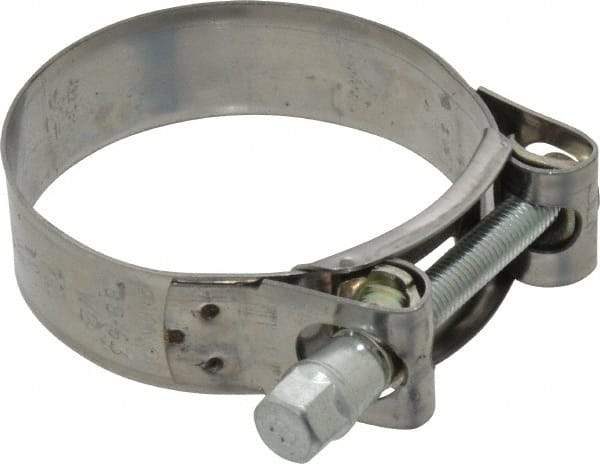 Mikalor - 2-13/32" Hose, 0.78" Wide x 0.04" Thick, T-Bolt Hose Clamp - 2.32 to 2.48" Diam, Stainless Steel Band, Housing & Zinc Plated Screw - A1 Tooling