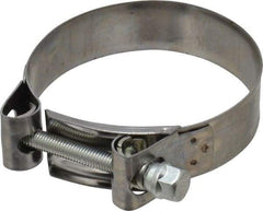 Mikalor - 3-3/4" Hose, 0.98" Wide x 0.04" Thick, T-Bolt Hose Clamp - 3.58 to 3.82" Diam, Stainless Steel Band, Housing & Zinc Plated Screw - A1 Tooling