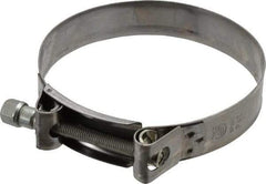 Mikalor - 5" Hose, 0.98" Wide x 0.04" Thick, T-Bolt Hose Clamp - 4.76 to 5.11" Diam, Stainless Steel Band, Housing & Zinc Plated Screw - A1 Tooling