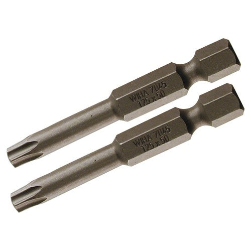 Torx Power Bit T15 × 50mm (2 Bit Pack) - A1 Tooling