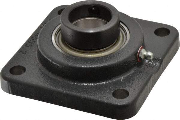 Browning - 1-1/4" ID, 4-1/4" OAL x 4-1/4" OAH 4-Bolt Flange - 2,567 Lb Static Cap, 4,381 Lb Dyn Cap, 3-1/4" Btw Mnt Hole Ctrs, Cast Iron - A1 Tooling