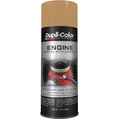 Dupli-Color - 12 oz Cummins Beige Automotive Heat Resistant Paint - Gloss Finish, 500°F Max Temp, Comes in Aerosol Can - A1 Tooling