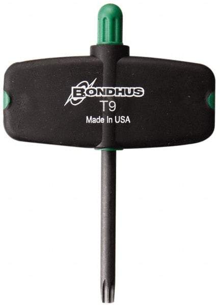 Bondhus - T9 Torx Plus Key - Wing Handle, Protanium High Torque Steel, 2" Length Under Head - A1 Tooling