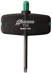 Bondhus - T10 Torx Plus Key - Wing Handle, Protanium High Torque Steel, 2" Length Under Head - A1 Tooling