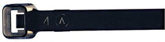 Made in USA - 48-9/16" Long Black Nylon Standard Cable Tie - 175 Lb Tensile Strength, 2.29mm Thick, 4" Max Bundle Diam - A1 Tooling