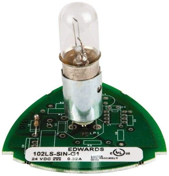 Edwards Signaling - Incandescent Lamp, Clear, Steady, Stackable Tower Light Module - 24 VDC, 0.32 Amp, IP54, IP65 Ingress Rating, 3R, 4X NEMA Rated, Panel Mount, Pipe Mount - A1 Tooling