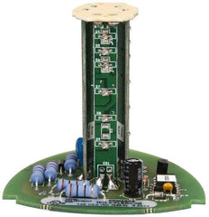 Edwards Signaling - LED Lamp, Amber, Flashing, Stackable Tower Light Module - 120 VAC, 0.02 Amp, IP54, IP65 Ingress Rating, 3R, 4X NEMA Rated, Panel Mount, Pipe Mount - A1 Tooling