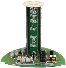 Edwards Signaling - LED Lamp, Red, Flashing, Stackable Tower Light Module - 24 VDC, 0.06 Amp, IP54, IP65 Ingress Rating, 3R, 4X NEMA Rated, Panel Mount, Pipe Mount - A1 Tooling