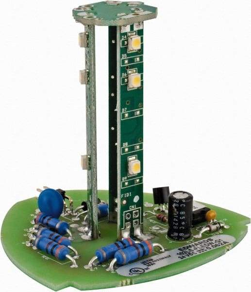 Edwards Signaling - LED Lamp, White, Flashing, Stackable Tower Light Module - 24 VDC, 0.06 Amp, IP54, IP65 Ingress Rating, 3R, 4X NEMA Rated, Panel Mount, Pipe Mount - A1 Tooling