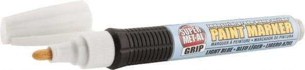 Super Met-Al - Light Blue Paint Marker - Fiber Tip, Oil Based - A1 Tooling