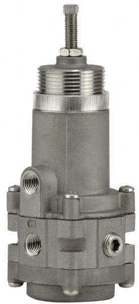 ARO/Ingersoll-Rand - 3/8 NPT Port, 20 CFM, Stainless Steel Diaphragm Operated Regulator - 2 to 150 psi Range, 250 Max psi Supply Pressure, 1/4" Gauge Port Thread, 2-1/2" Wide x 6.89" High - A1 Tooling