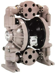 ARO/Ingersoll-Rand - 1-1/2" NPT, Nonmetallic, Air Operated Diaphragm Pump - Santoprene Diaphragm, Polypropylene Housing - A1 Tooling