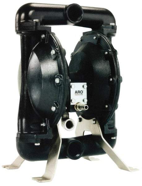 ARO/Ingersoll-Rand - 1" NPT, Metallic, Air Operated Diaphragm Pump - Santoprene Diaphragm, Aluminum Housing - A1 Tooling