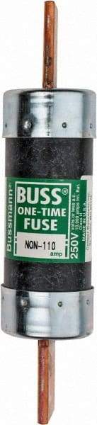 Cooper Bussmann - 125 VDC, 250 VAC, 110 Amp, Fast-Acting General Purpose Fuse - Bolt-on Mount, 7-1/8" OAL, 10 (RMS Symmetrical) kA Rating, 1-9/16" Diam - A1 Tooling