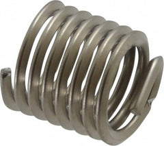 Recoil - 7/16-14 UNC, 0.656" OAL, Free Running Helical Insert - 7-3/8 Free Coils, Tanged, Stainless Steel, 1-1/2D Insert Length - A1 Tooling