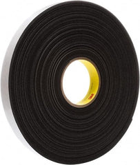 3M - 108' Long x 1" Wide, High Density Foam Tape Weatherstripping - 1/16" Door Thickness, Vinyl - A1 Tooling