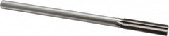 Interstate - 0.508" High Speed Steel 6 Flute Chucking Reamer - Straight Flute, 7/16" Straight Shank, 2" Flute Length, 8" OAL - A1 Tooling