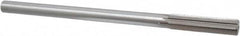 Interstate - 0.509" High Speed Steel 6 Flute Chucking Reamer - Straight Flute, 7/16" Straight Shank, 2" Flute Length, 8" OAL - A1 Tooling