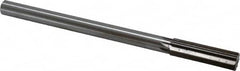 Interstate - 0.679" High Speed Steel 6 Flute Chucking Reamer - Straight Flute, 9/16" Straight Shank, 2-1/4" Flute Length, 9" OAL - A1 Tooling