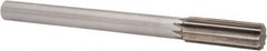 Interstate - 0.879" High Speed Steel 6 Flute Chucking Reamer - Straight Flute, 3/4" Straight Shank, 2-5/8" Flute Length, 10" OAL - A1 Tooling