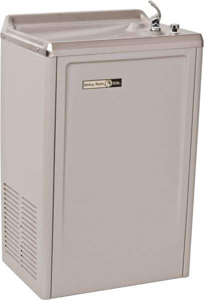 Halsey Taylor - 13.5 GPH Cooling Capacity Deluxe Standard Wall-Mounted Water Cooler & Fountain - Vinyl Cabinet, 105 Max psi, 120 VAC Volts, 690 Watts, 7.5 Full Load Amperage - A1 Tooling