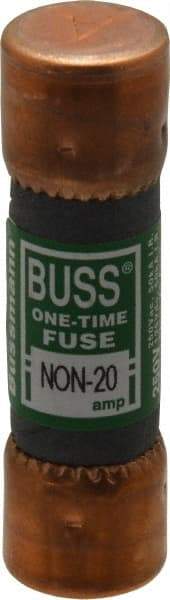 Cooper Bussmann - 125 VDC, 250 VAC, 20 Amp, Fast-Acting General Purpose Fuse - Fuse Holder Mount, 50.8mm OAL, 50 at AC/DC kA Rating, 9/16" Diam - A1 Tooling