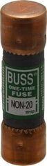 Cooper Bussmann - 125 VDC, 250 VAC, 20 Amp, Fast-Acting General Purpose Fuse - Fuse Holder Mount, 50.8mm OAL, 50 at AC/DC kA Rating, 9/16" Diam - A1 Tooling