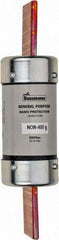 Cooper Bussmann - 125 VDC, 250 VAC, 400 Amp, Fast-Acting General Purpose Fuse - Bolt-on Mount, 8-5/8" OAL, 10 (RMS Symmetrical) kA Rating, 2-1/16" Diam - A1 Tooling