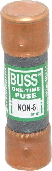 Cooper Bussmann - 125 VDC, 250 VAC, 6 Amp, Fast-Acting General Purpose Fuse - Fuse Holder Mount, 50.8mm OAL, 50 at AC/DC kA Rating, 9/16" Diam - A1 Tooling