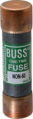 Cooper Bussmann - 125 VDC, 250 VAC, 60 Amp, Fast-Acting General Purpose Fuse - Fuse Holder Mount, 76.2mm OAL, 50 at AC/DC kA Rating, 13/16" Diam - A1 Tooling