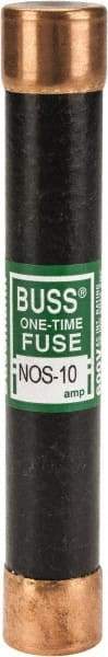 Cooper Bussmann - 600 VAC, 10 Amp, Fast-Acting General Purpose Fuse - Fuse Holder Mount, 127mm OAL, 50 at AC/DC kA Rating, 13/16" Diam - A1 Tooling