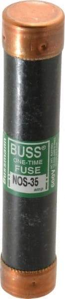 Cooper Bussmann - 600 VAC, 35 Amp, Fast-Acting General Purpose Fuse - Fuse Holder Mount, 5-1/2" OAL, 50 at AC/DC kA Rating, 1-1/16" Diam - A1 Tooling