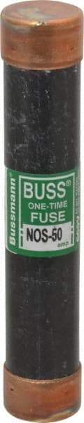 Cooper Bussmann - 600 VAC, 50 Amp, Fast-Acting General Purpose Fuse - Fuse Holder Mount, 5-1/2" OAL, 50 at AC/DC kA Rating, 1-1/16" Diam - A1 Tooling