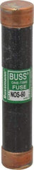 Cooper Bussmann - 600 VAC, 50 Amp, Fast-Acting General Purpose Fuse - Fuse Holder Mount, 5-1/2" OAL, 50 at AC/DC kA Rating, 1-1/16" Diam - A1 Tooling