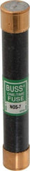 Cooper Bussmann - 600 VAC, 7 Amp, Fast-Acting General Purpose Fuse - Fuse Holder Mount, 127mm OAL, 50 at AC/DC kA Rating, 13/16" Diam - A1 Tooling