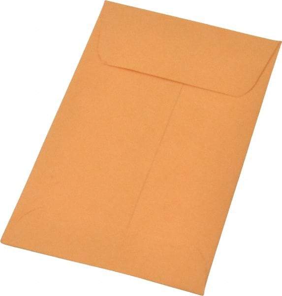 Quality Park - 4-1/4" Long x 2-1/2" Wide Gummed Flap Kraft Coin Envelope - 20 Lb Paper Weight - A1 Tooling