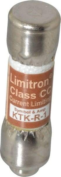 Cooper Bussmann - 600 VAC, 1 Amp, Fast-Acting General Purpose Fuse - Fuse Holder Mount, 1-1/2" OAL, 200 at AC (RMS) kA Rating, 13/32" Diam - A1 Tooling